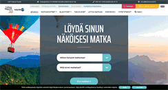 Desktop Screenshot of kalevatravel.fi