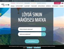 Tablet Screenshot of kalevatravel.fi
